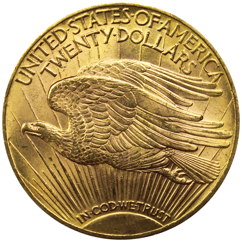 20 Dollars - Pièce Or investissement - Or Connect