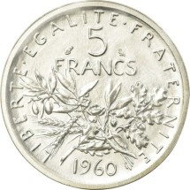 5 Francs Semeuse - Pièces argent investissement - Or Connect
