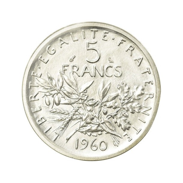 5 Francs Semeuse - Pièces argent investissement - Or Connect
