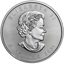 Maple Leaf - 1 Once Argent - Pièces d'investissement - Or Connect