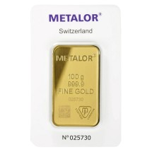 Lingot 100g Or d'investissement - Or Connect