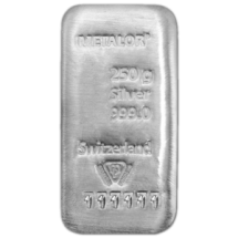 Lingot 250g Argent d'investissement - Or Connect