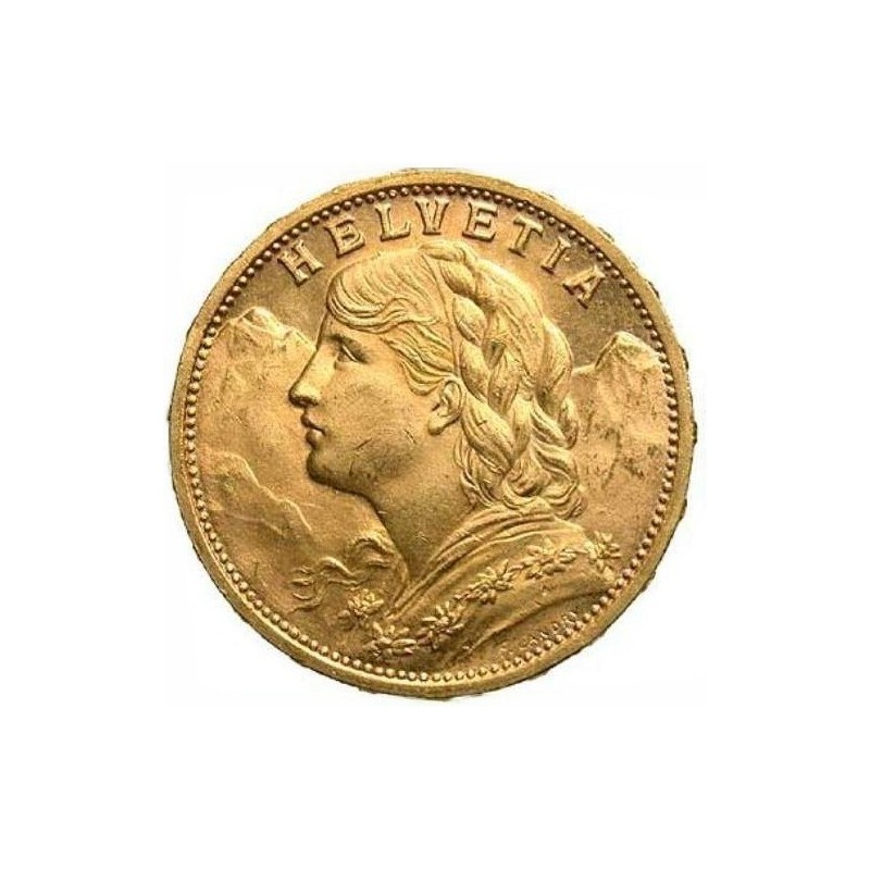 20 Francs Suisse - Pièce Or investissement - Or Connect