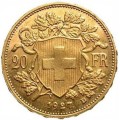 20 Francs Suisse - Pièce Or investissement - Or Connect