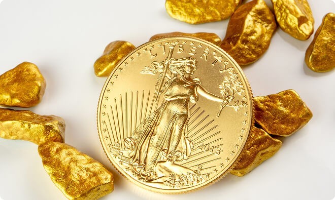 Achat de pièces d’or d’investissement - Or Connect